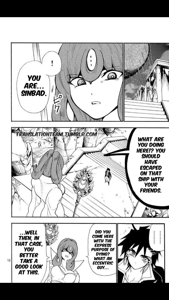 Magi - Sinbad no Bouken Chapter 173 page 12 - Chapter 173: The man named Sinbad