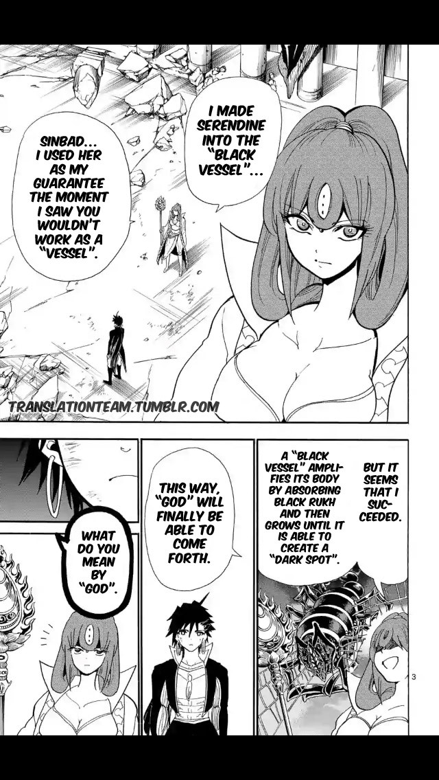 Magi - Sinbad no Bouken Chapter 174 page 4 - Chapter 174: The dark spot