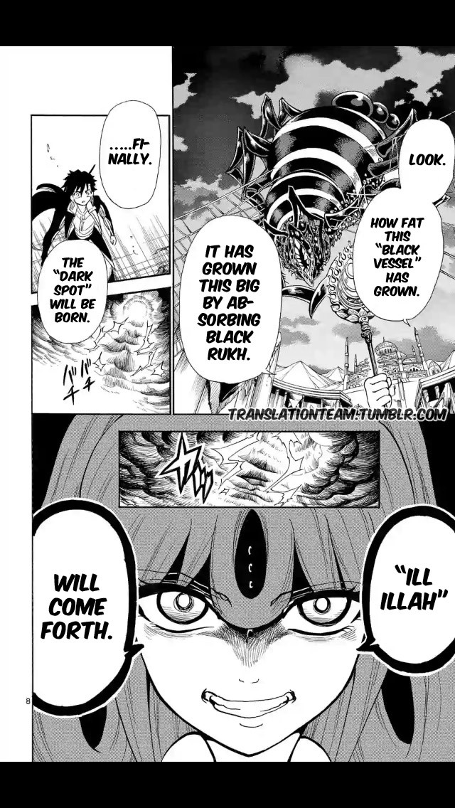 Magi - Sinbad no Bouken Chapter 174 page 9 - Chapter 174: The dark spot