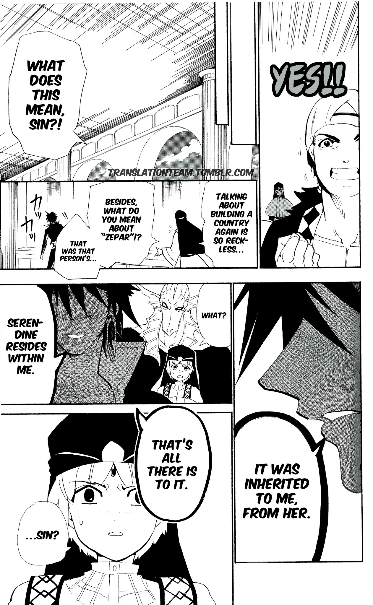 Magi - Sinbad no Bouken Chapter 179 page 19 - Chapter 179: Return