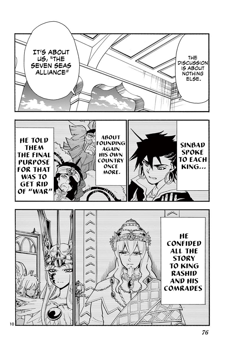 Magi - Sinbad no Bouken Chapter 180 page 10 - Chapter 180: To the future