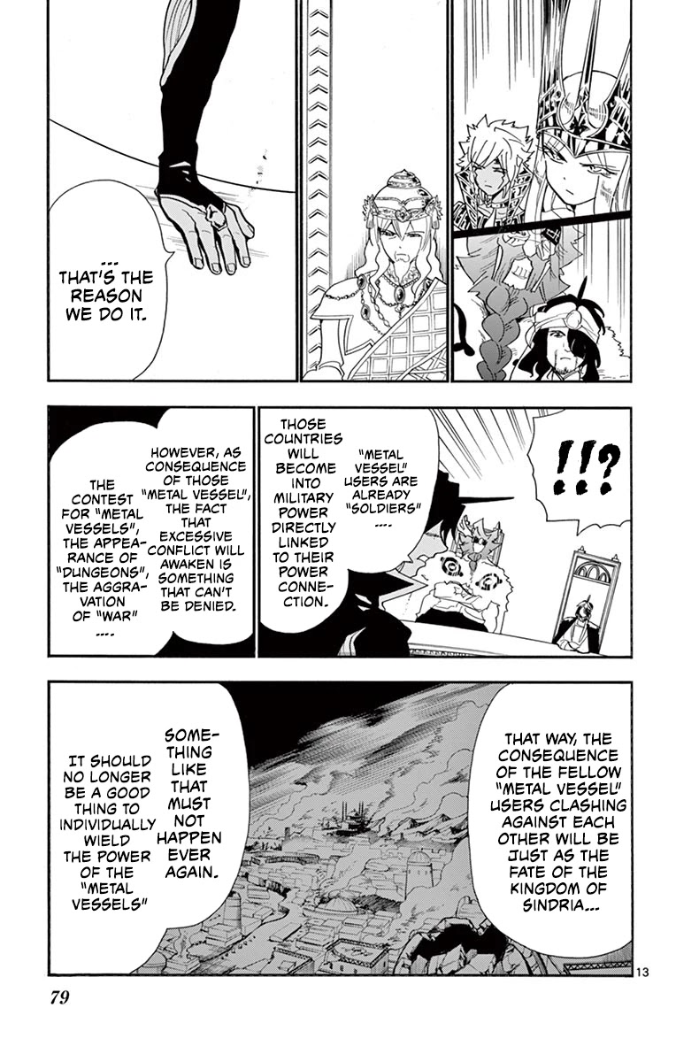 Magi - Sinbad no Bouken Chapter 180 page 13 - Chapter 180: To the future