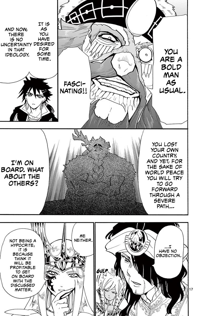 Magi - Sinbad no Bouken Chapter 180 page 17 - Chapter 180: To the future