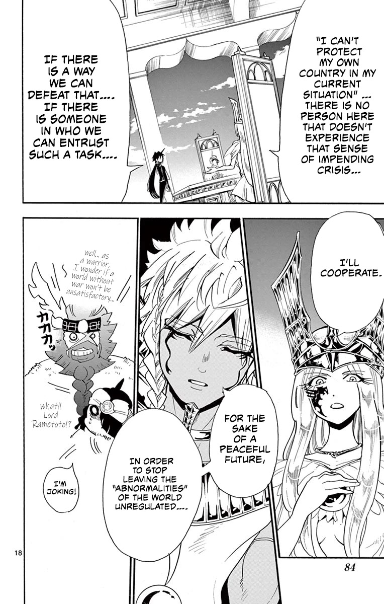 Magi - Sinbad no Bouken Chapter 180 page 18 - Chapter 180: To the future