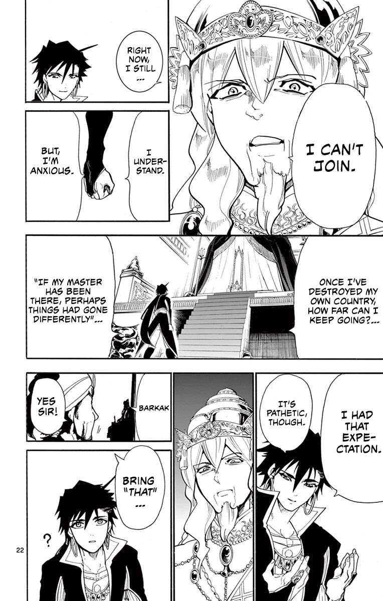 Magi - Sinbad no Bouken Chapter 180 page 22 - Chapter 180: To the future