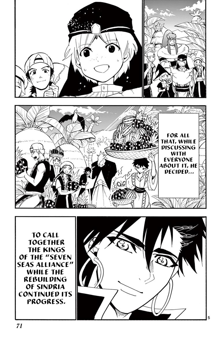 Magi - Sinbad no Bouken Chapter 180 page 5 - Chapter 180: To the future