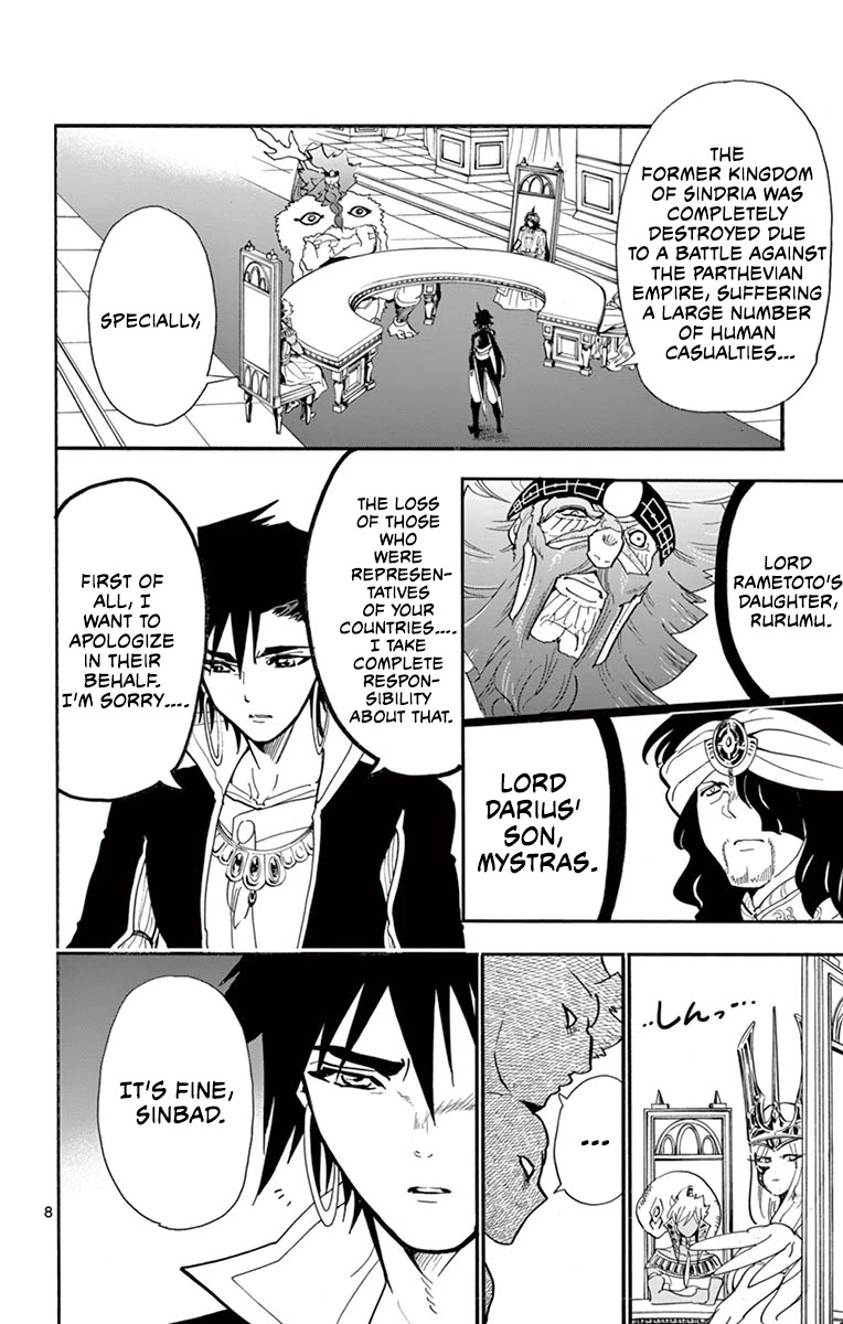 Magi - Sinbad no Bouken Chapter 180 page 8 - Chapter 180: To the future