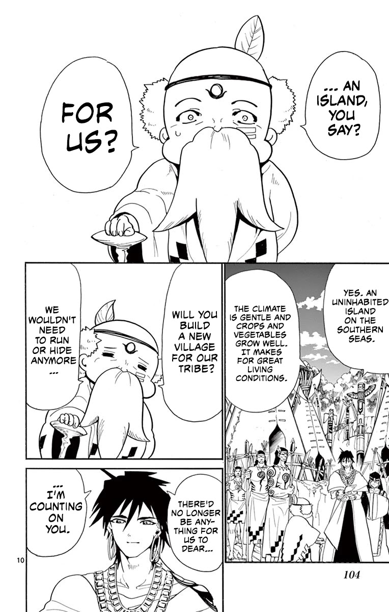 Magi - Sinbad no Bouken Chapter 181 page 10 - Chapter 181: High king of the Seven Seas