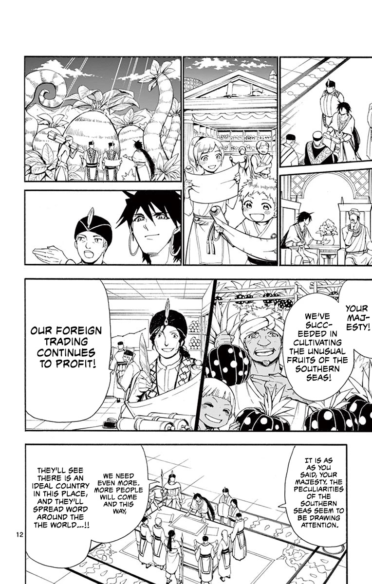 Magi - Sinbad no Bouken Chapter 181 page 12 - Chapter 181: High king of the Seven Seas