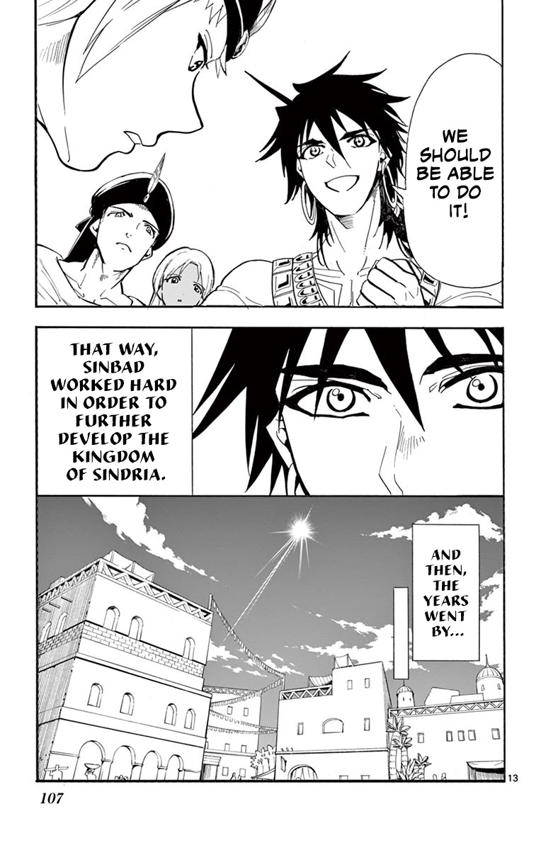 Magi - Sinbad no Bouken Chapter 181 page 13 - Chapter 181: High king of the Seven Seas