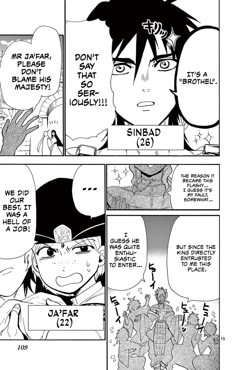 Magi - Sinbad no Bouken Chapter 181 page 15 - Chapter 181: High king of the Seven Seas