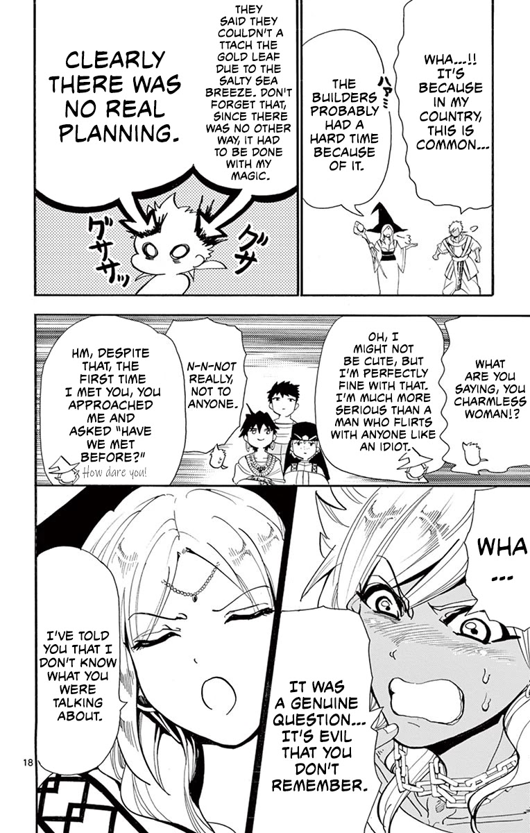 Magi - Sinbad no Bouken Chapter 181 page 18 - Chapter 181: High king of the Seven Seas