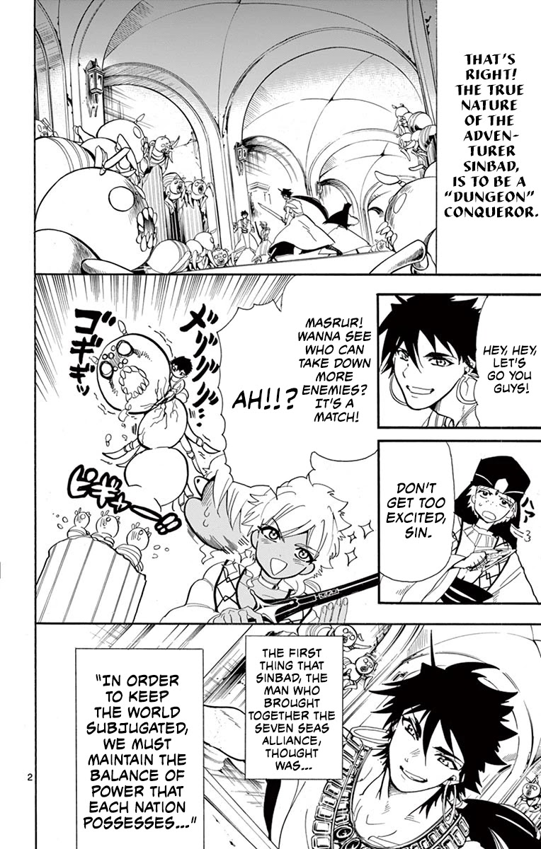 Magi - Sinbad no Bouken Chapter 181 page 2 - Chapter 181: High king of the Seven Seas