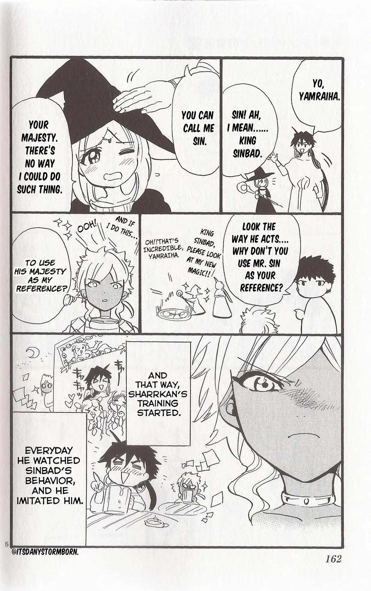 Magi - Sinbad no Bouken Chapter 182.1 page 5 - Chapter 182.1: Yamraiha and Sharrkan