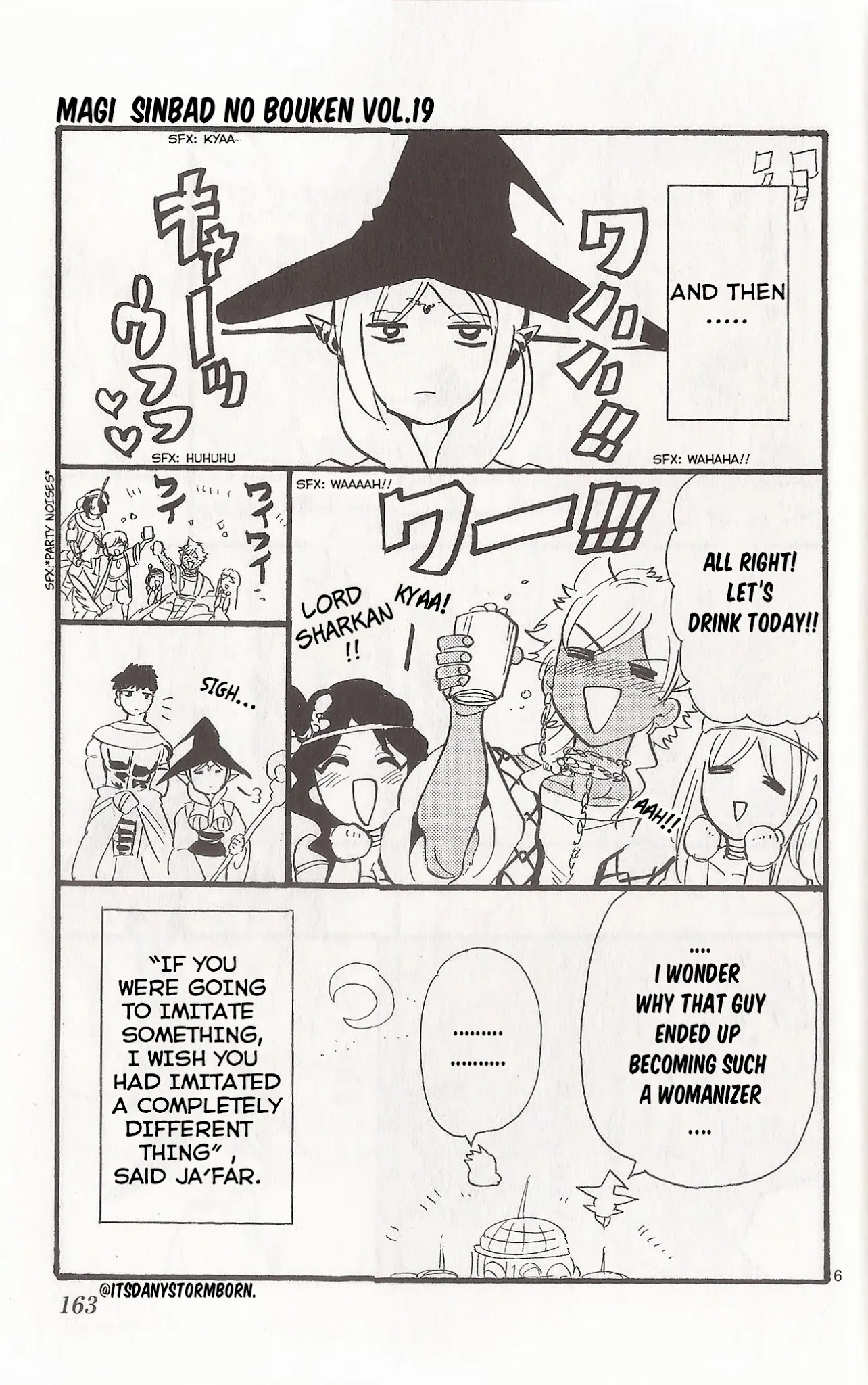 Magi - Sinbad no Bouken Chapter 182.1 page 6 - Chapter 182.1: Yamraiha and Sharrkan