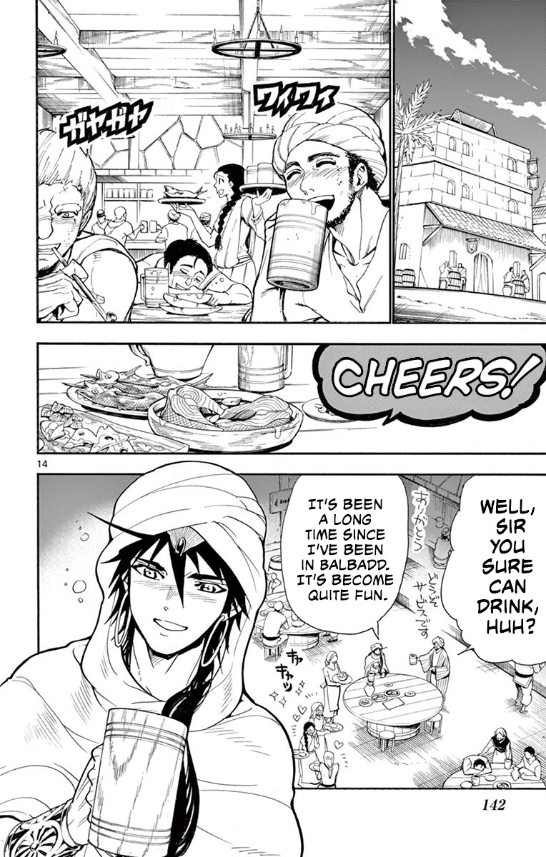 Magi - Sinbad no Bouken Chapter 182 page 14 - Chapter 182: The adventures of Sinbad [END]