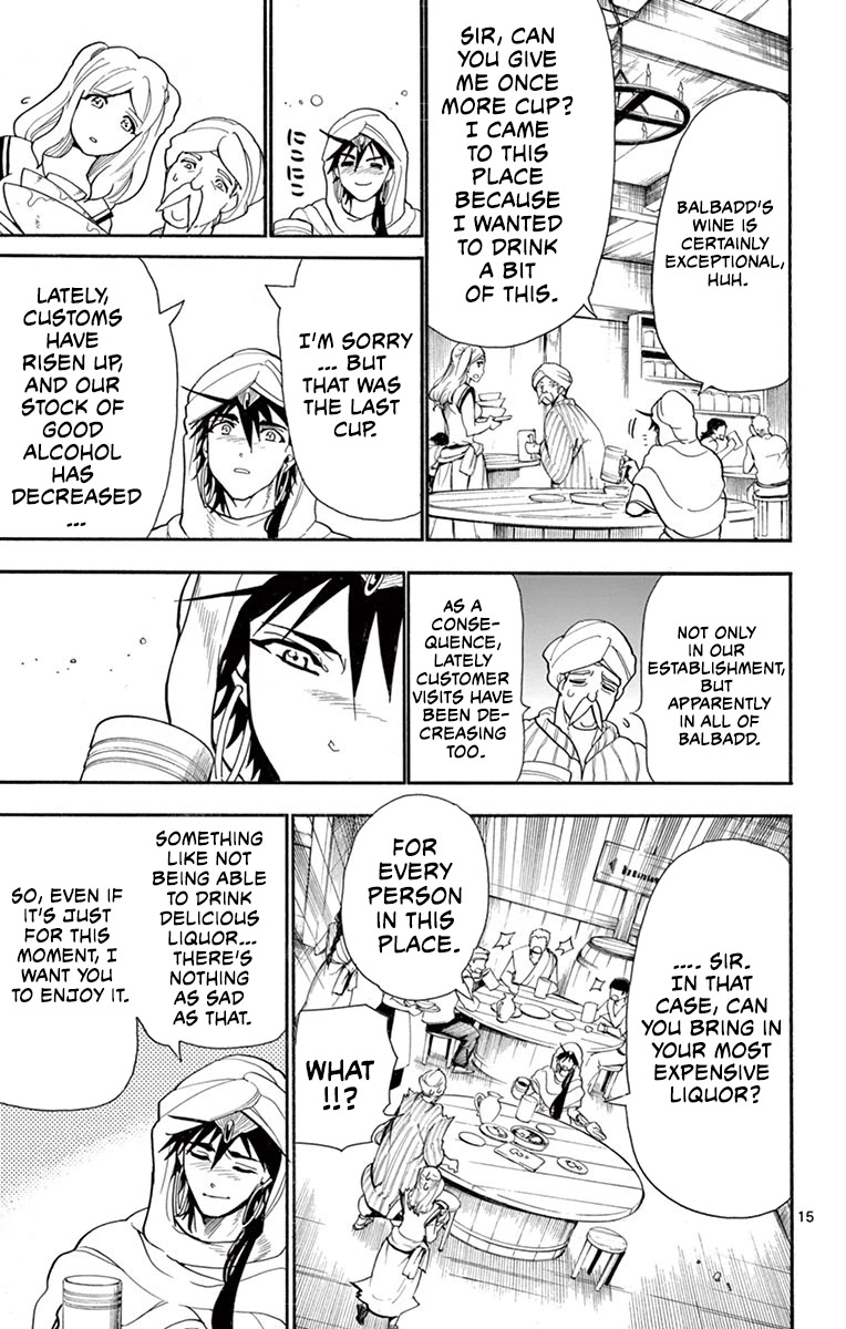 Magi - Sinbad no Bouken Chapter 182 page 15 - Chapter 182: The adventures of Sinbad [END]