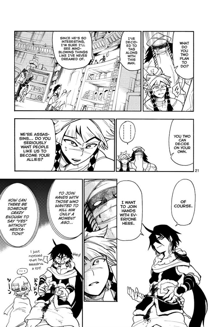 Magi - Sinbad no Bouken Chapter 24 page 21 - Chapter 24: 24th Night