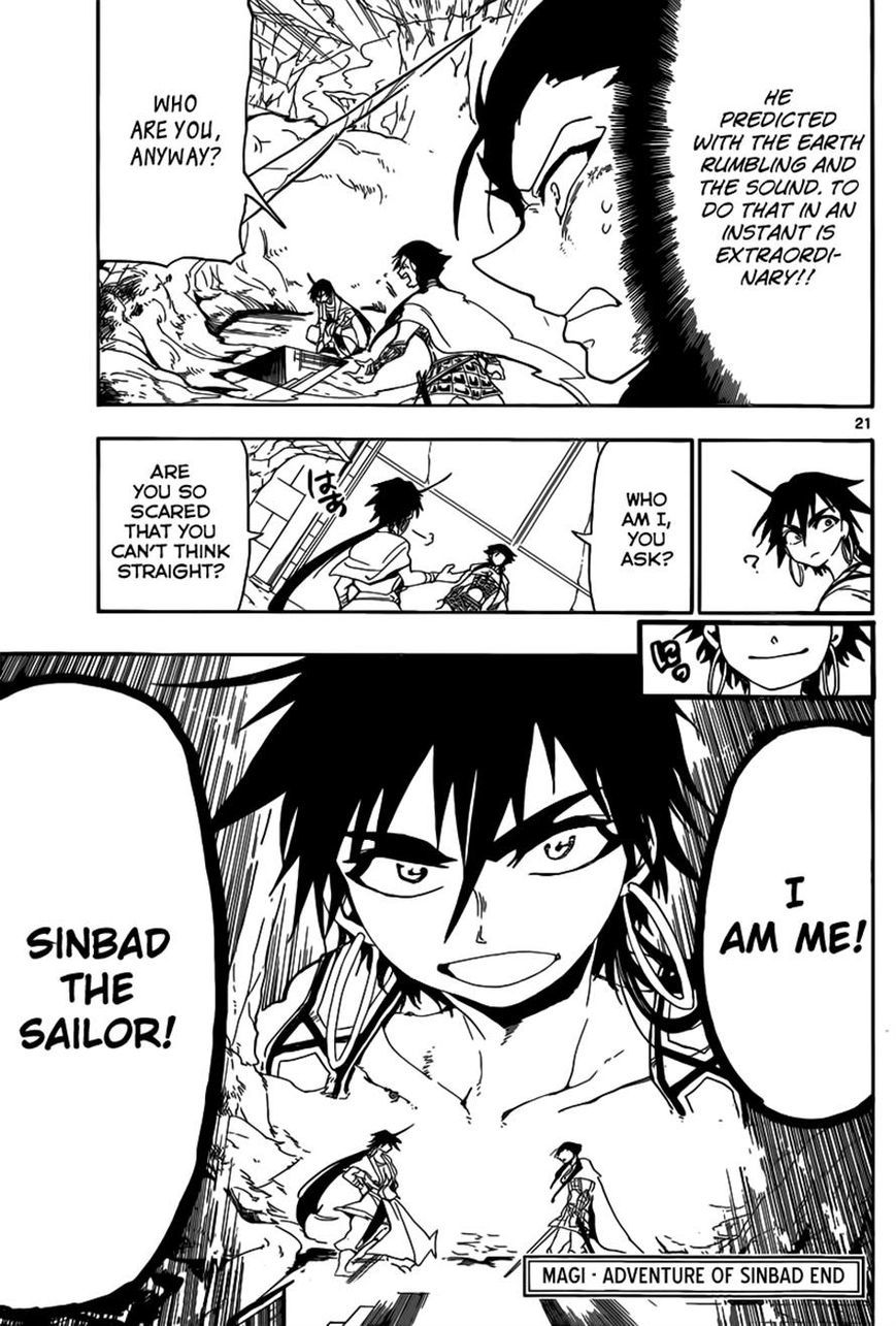 Magi - Sinbad no Bouken Chapter 9 page 20 - Chapter 9: 9th Night - Sinbad the Sailor
