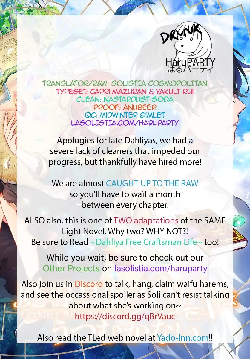 Magic Artisan Dahliya Won't Hang Her Head ~Dahliya Wilts No More~ Chapter 1.2 page 1 - Chapter 1.2