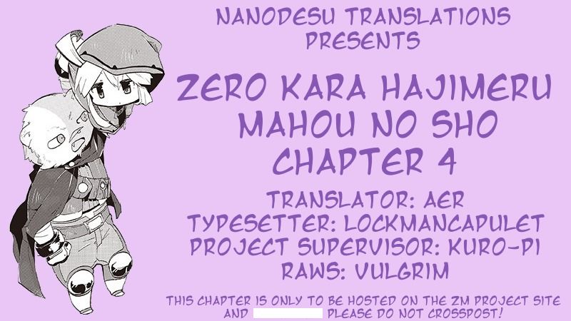 Magic Book to Start from Zero Chapter 4 page 1 - Chapter 4