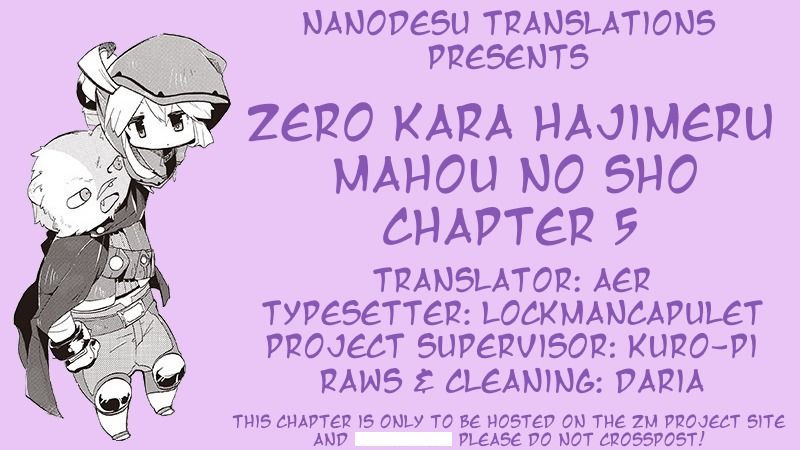 Magic Book to Start from Zero Chapter 5 page 1 - Chapter 5