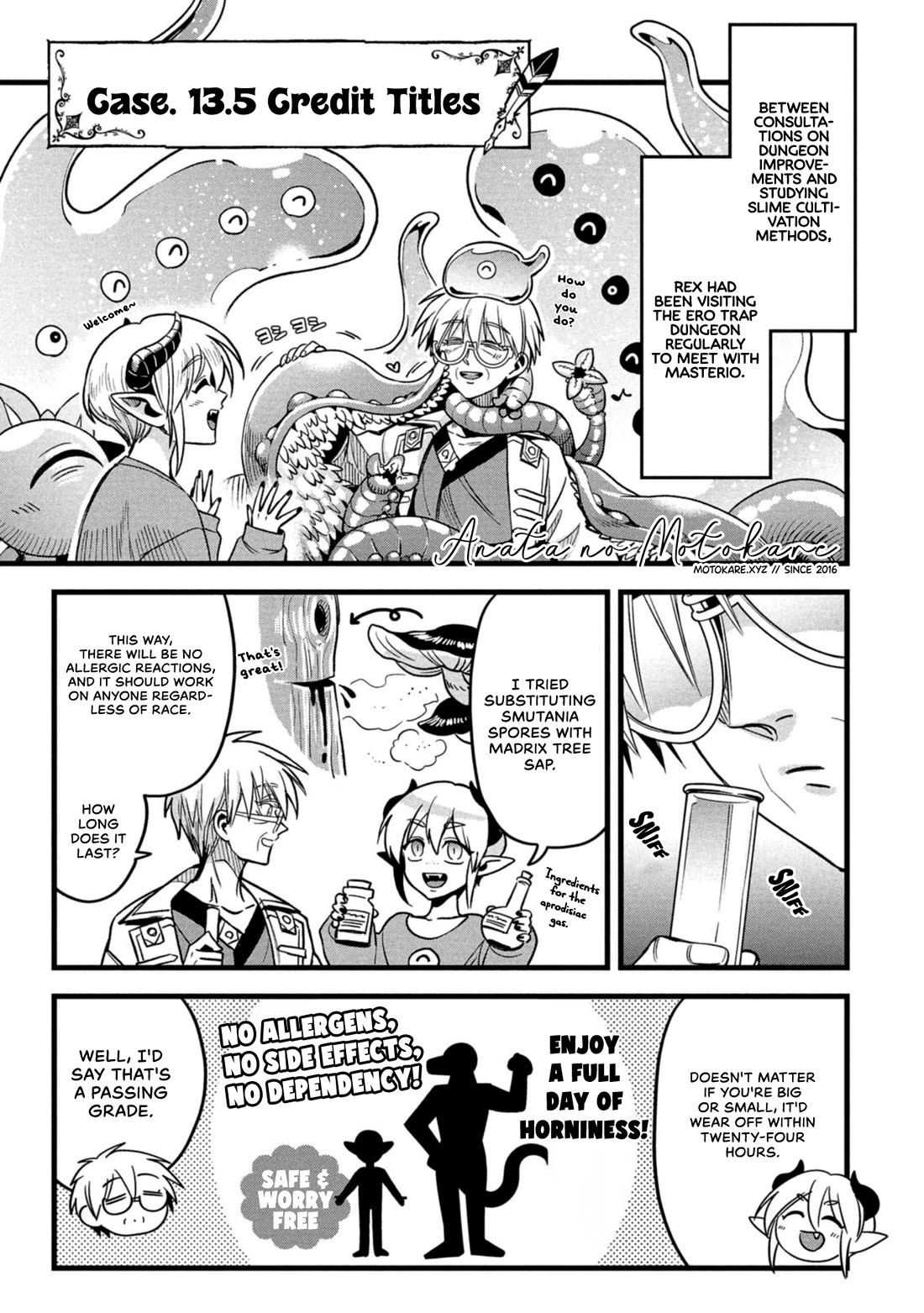 Magic Doctor Rex’s Perverted Medical Record Chapter 13.5 page 1 - Chapter 13.5: Case 13.5 Credit Titles
