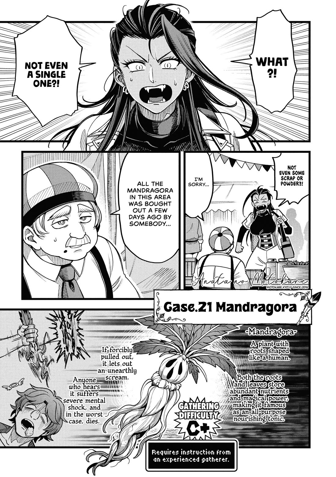 Magic Doctor Rex’s Perverted Medical Record Chapter 21 page 1 - Chapter 21: Case.21 Mandragora