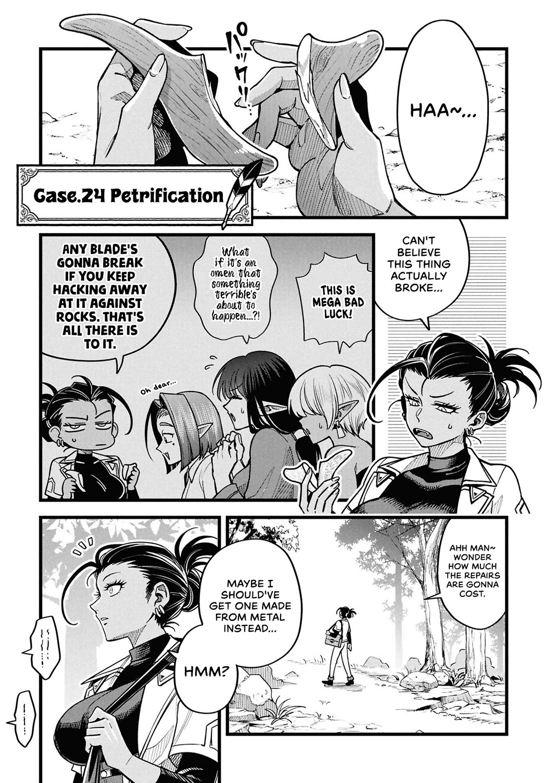 Magic Doctor Rex’s Perverted Medical Record Chapter 24 page 1 - Chapter 24: Case.24 Petrification