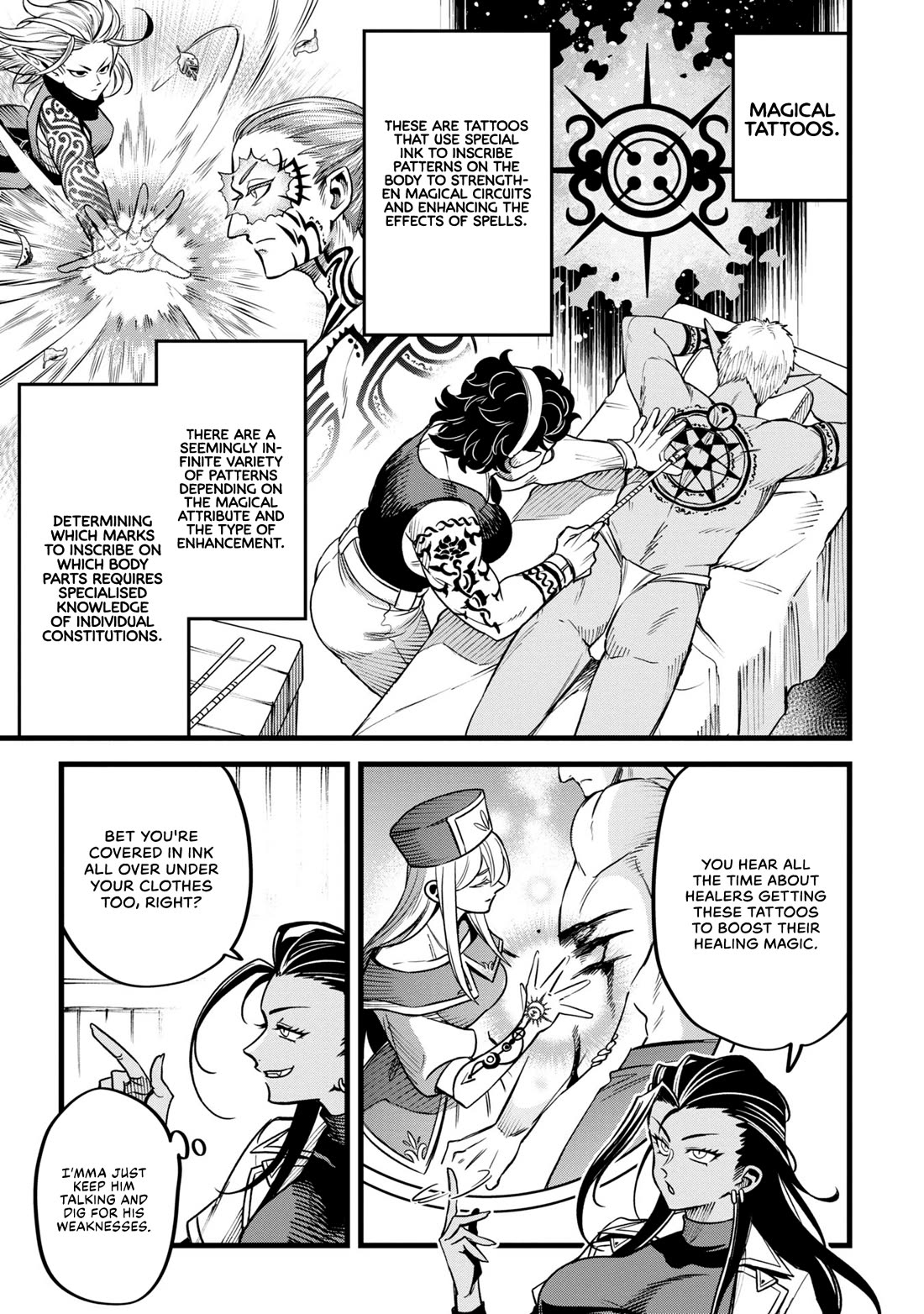 Magic Doctor Rex’s Perverted Medical Record Chapter 6 page 5 - Chapter 6: Case 6. Magical Tattoos \ Lewd Crests