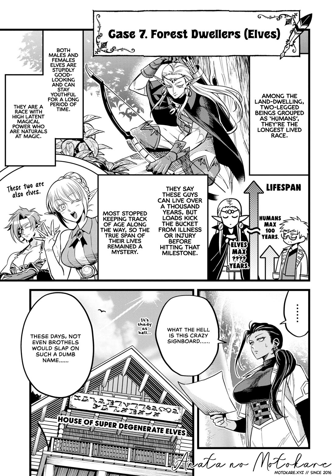 Magic Doctor Rex’s Perverted Medical Record Chapter 7 page 1 - Chapter 7: Case 7. Forest Dwellers (Elves)