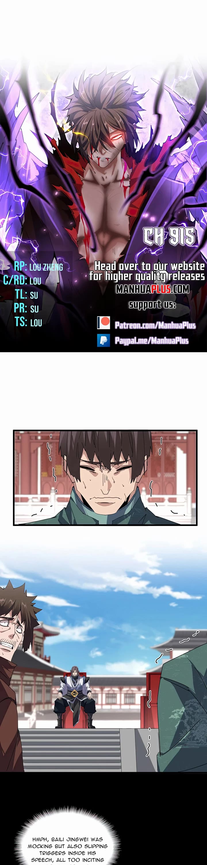 Magic Emperor Chapter 915 page 1 - Chapter 915