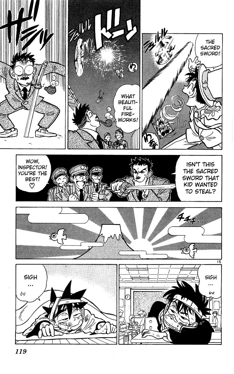 Magic Kaitou Chapter 18 page 15 - Chapter 18: (Bonus Chapter) Yaiba vs. Kaitou Kid