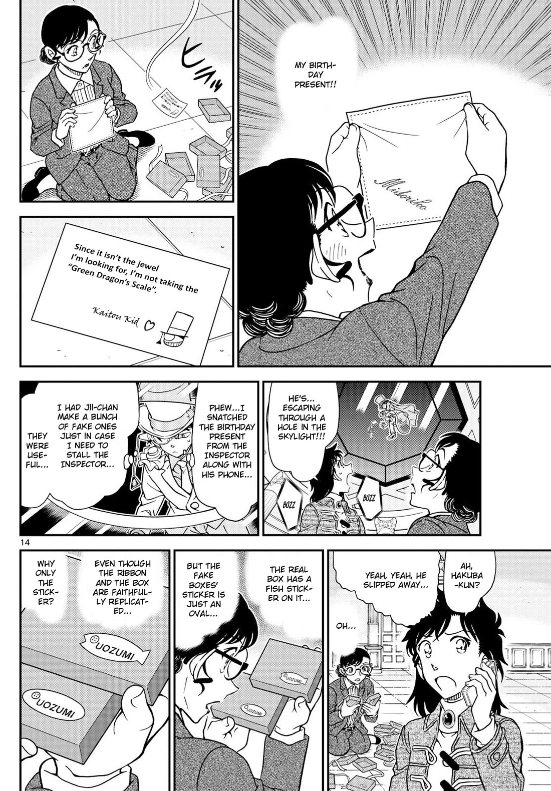 Magic Kaitou Chapter 39 page 14 - Chapter 39: Green Dragon (Part 3)