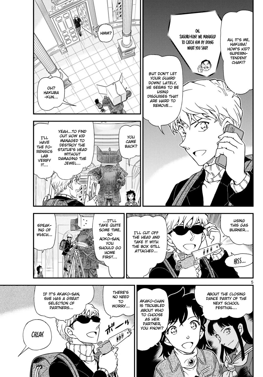 Magic Kaitou Chapter 39 page 5 - Chapter 39: Green Dragon (Part 3)