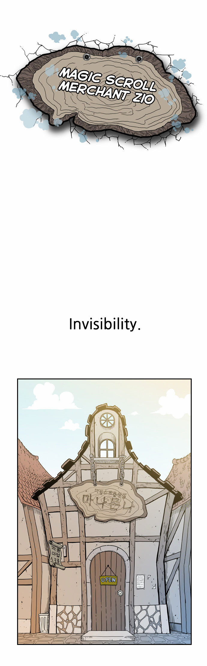 Magic Scroll Merchant Zio Chapter 1 page 2 - Chapter 1 : Invisibility