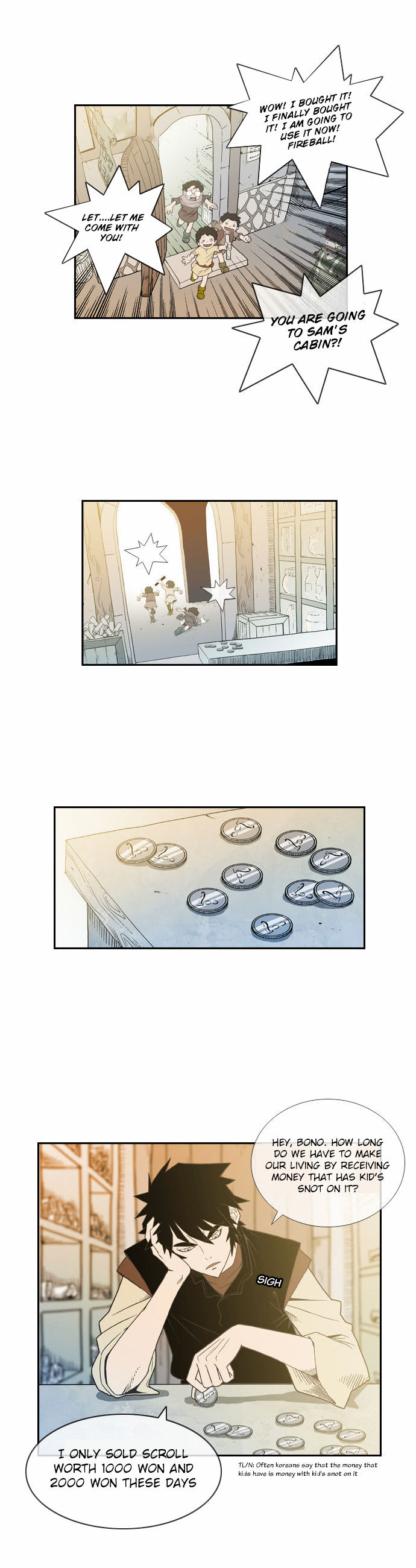 Magic Scroll Merchant Zio Chapter 1 page 3 - Chapter 1 : Invisibility