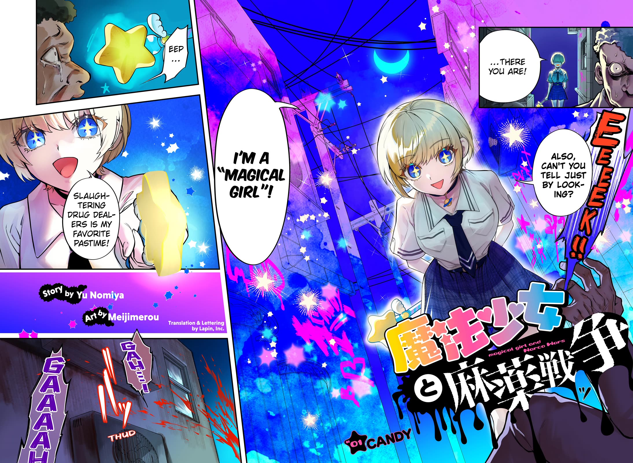 Magical Girl and Narco Wars Chapter 1 page 2 - Chapter 1: Candy