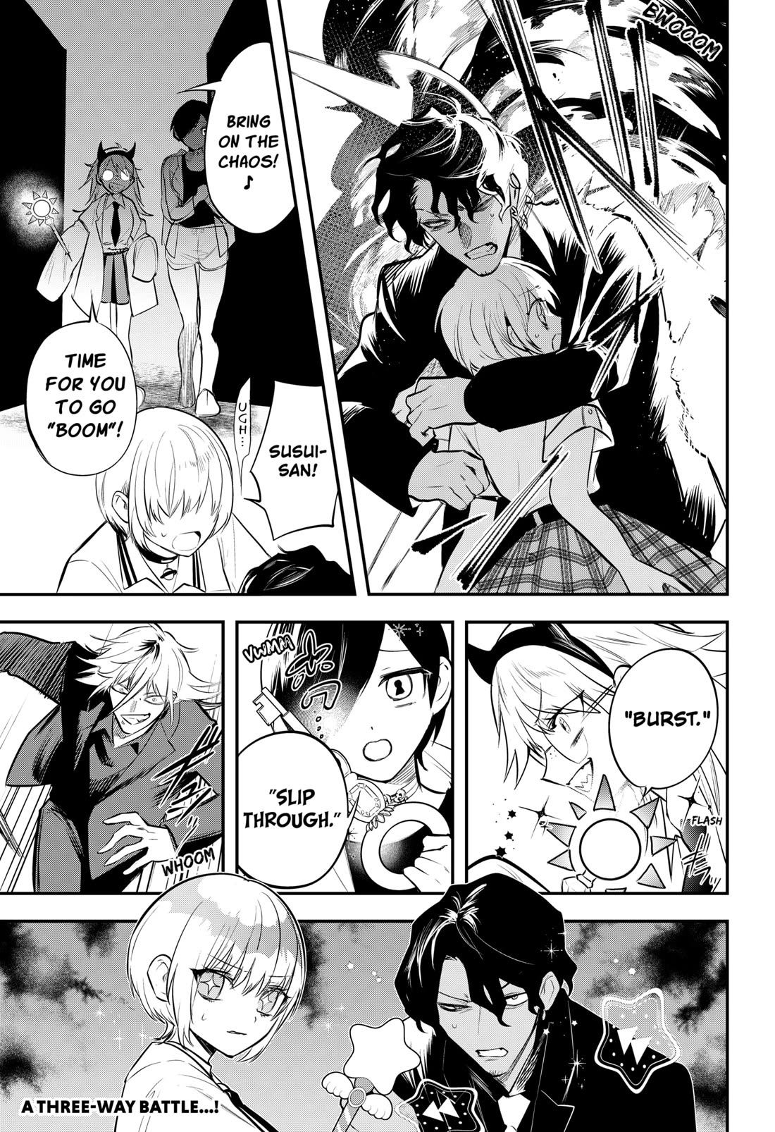Magical Girl and Narco Wars Chapter 21 page 19 - Chapter 21: Scramble!