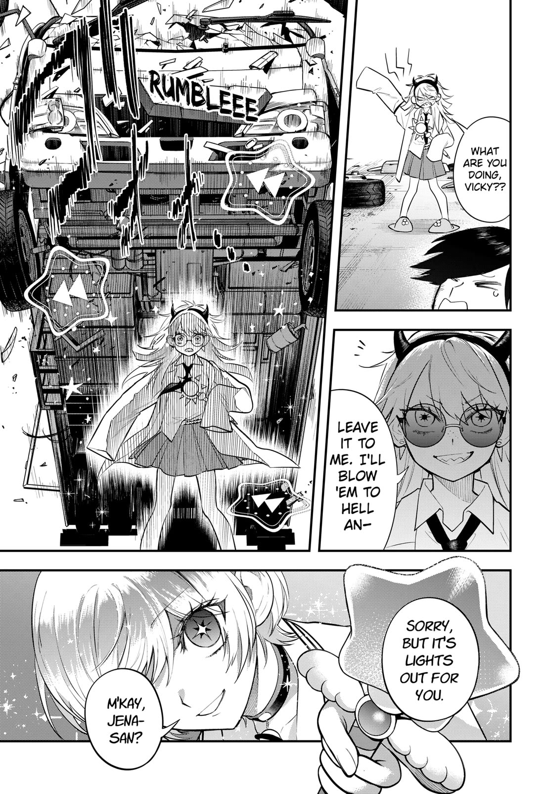 Magical Girl and Narco Wars Chapter 22 page 5 - Chapter 22: Tangle