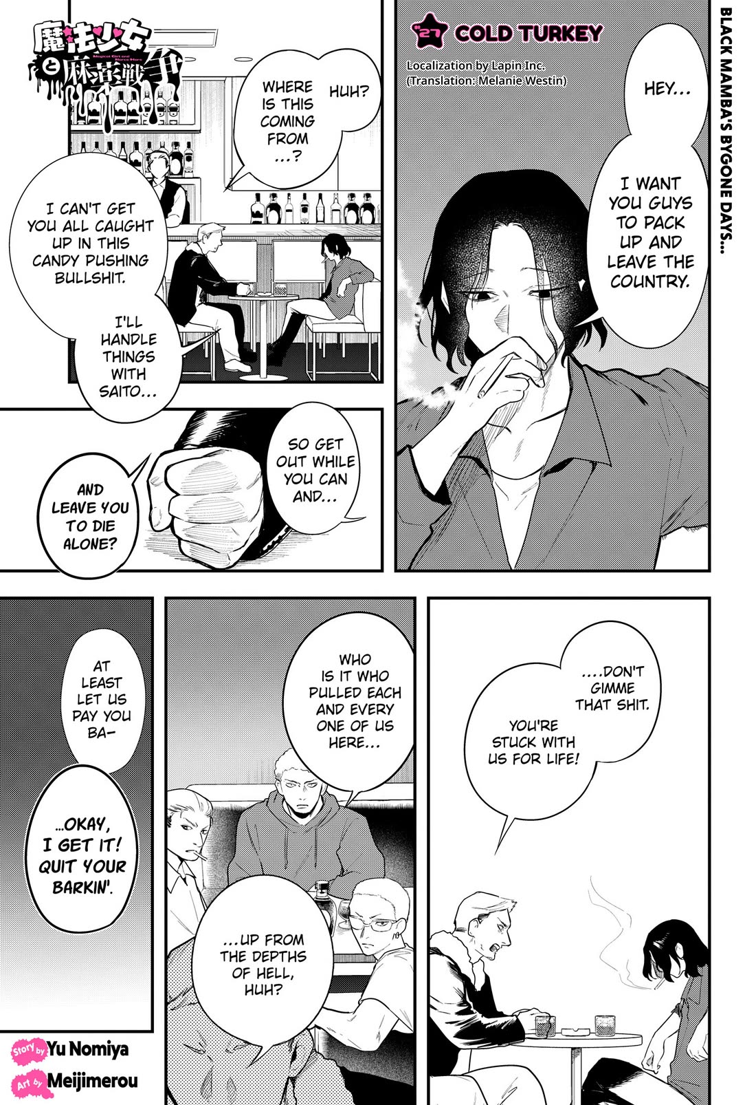 Magical Girl and Narco Wars Chapter 27 page 1 - Chapter 27: Cold Turkey