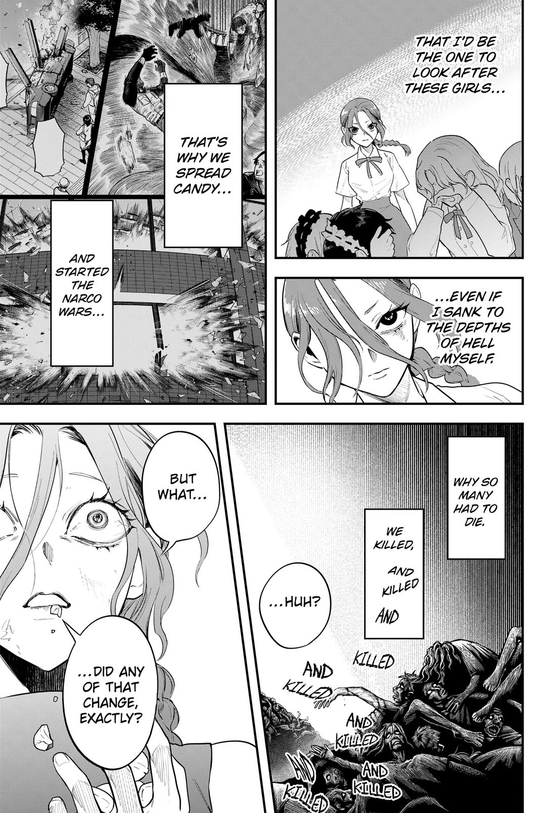 Magical Girl and Narco Wars Chapter 31 page 5 - Chapter 31: Our Journey Goes On [END]