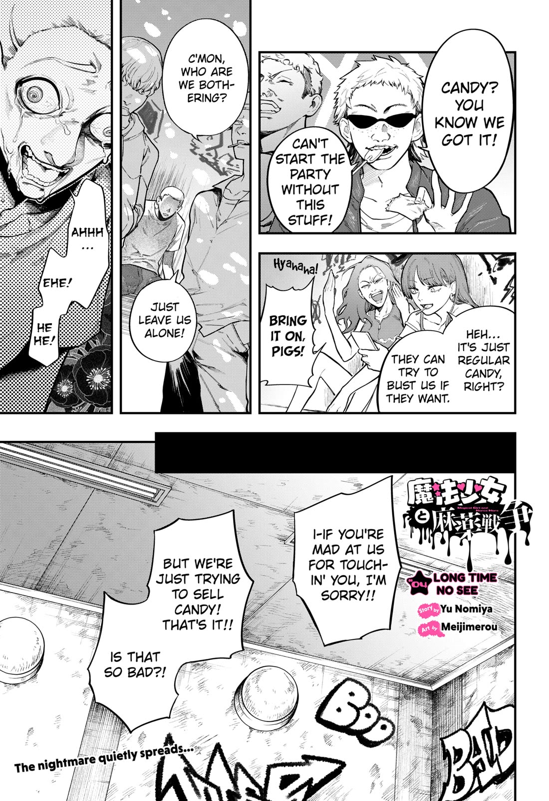Magical Girl and Narco Wars Chapter 4 page 1 - Chapter 4: Long Time No See