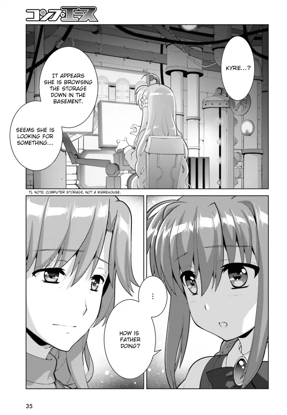 Magical Girl Lyrical Nanoha Reflection THE COMICS Chapter 1 page 28 - Chapter 1