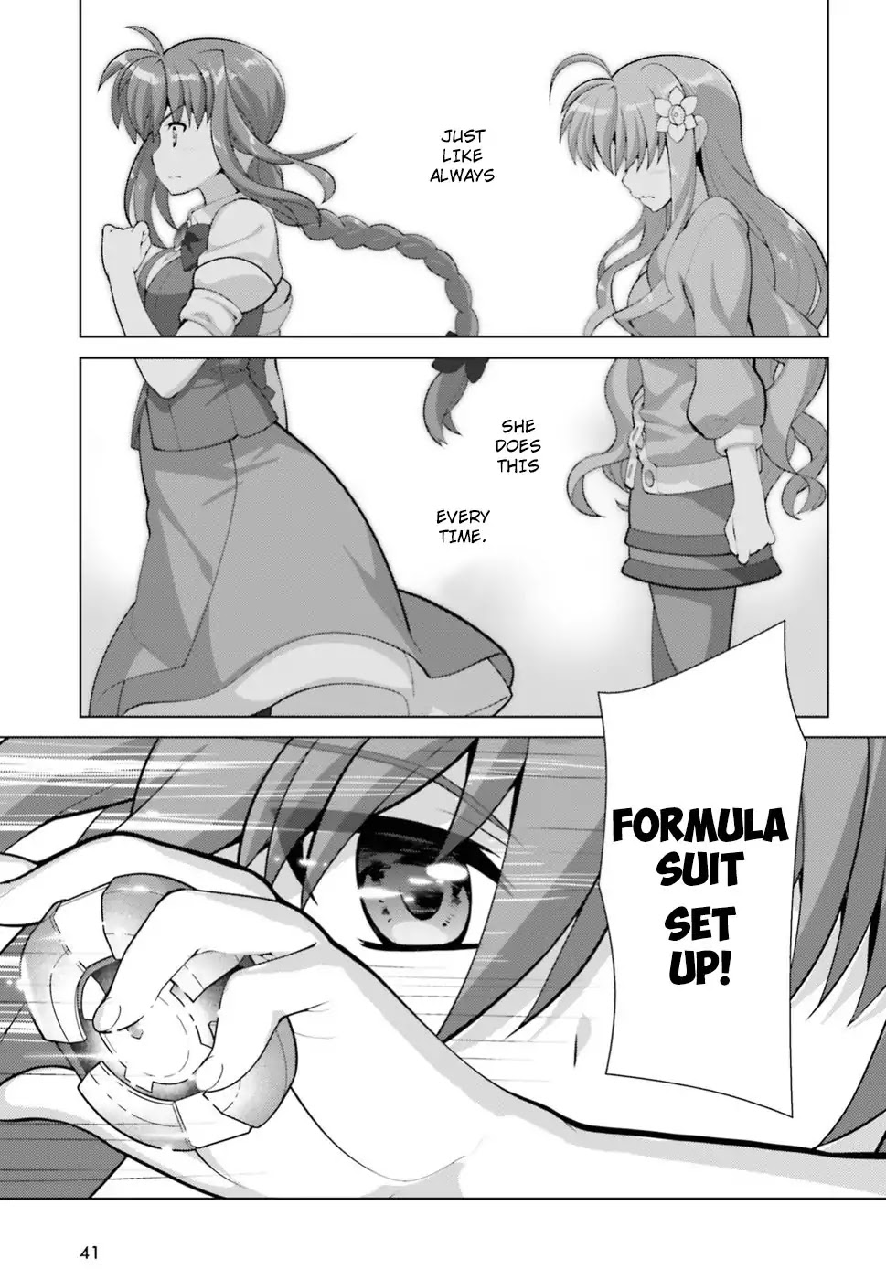Magical Girl Lyrical Nanoha Reflection THE COMICS Chapter 1 page 34 - Chapter 1