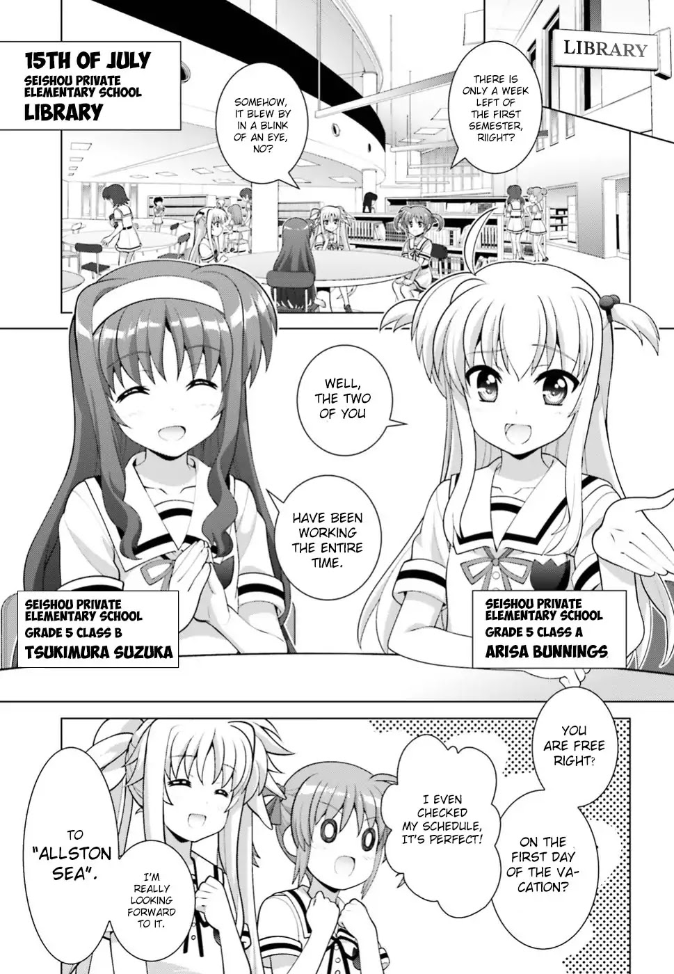 Magical Girl Lyrical Nanoha Reflection THE COMICS Chapter 1 page 4 - Chapter 1