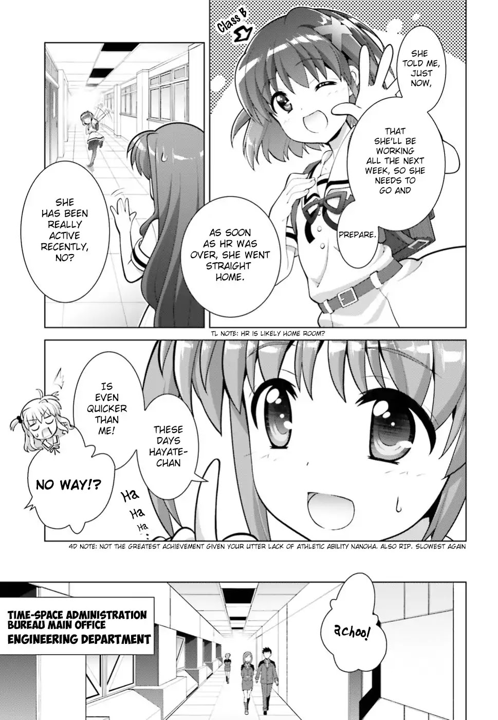 Magical Girl Lyrical Nanoha Reflection THE COMICS Chapter 1 page 6 - Chapter 1