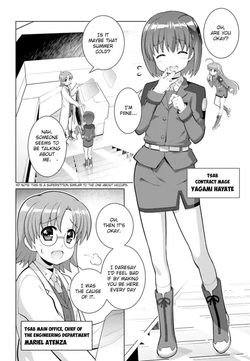 Magical Girl Lyrical Nanoha Reflection THE COMICS Chapter 1 page 7 - Chapter 1