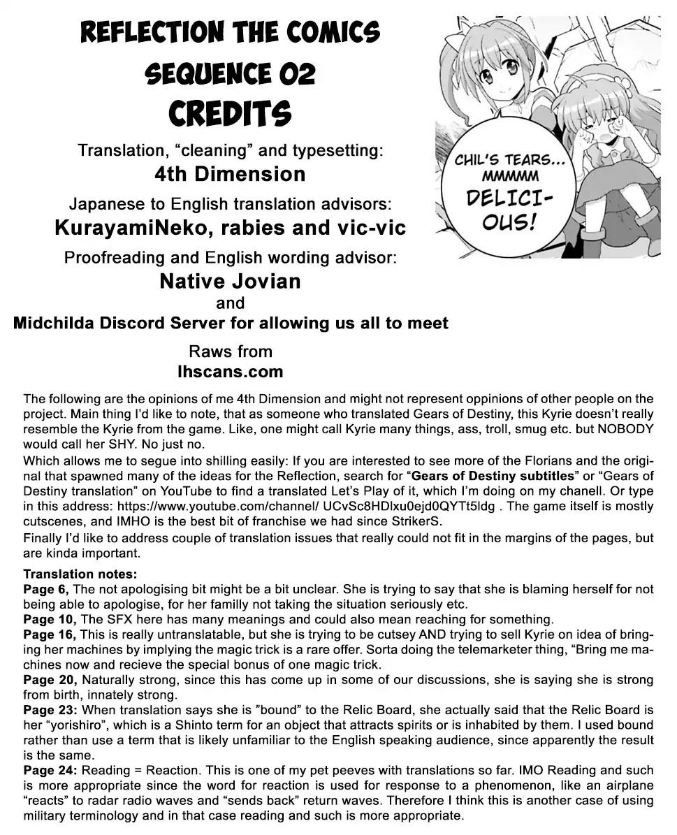 Magical Girl Lyrical Nanoha Reflection THE COMICS Chapter 2 page 33 - Chapter 2