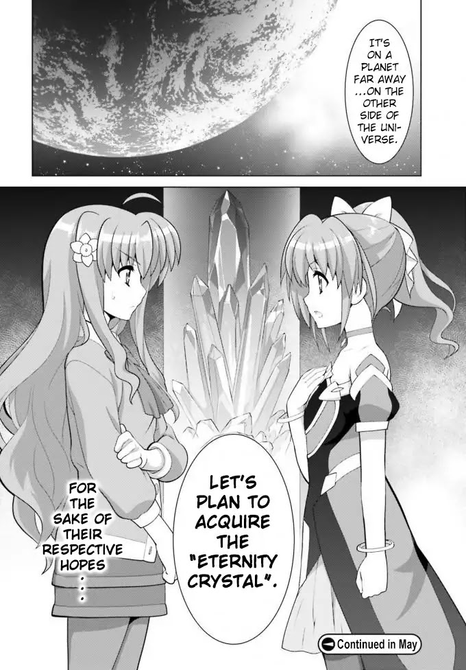 Magical Girl Lyrical Nanoha Reflection THE COMICS Chapter 3 page 32 - Chapter 3